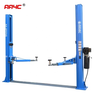 AA4C 4.5T 1000lbs คู่มือการเปิดตัว2โพสต์ยกรถยกอัตโนมัติสองโพสต์อัตโนมัติทางลาด2เสายานพาหนะลิฟท์ทางลาด - Product Image 1