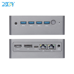 XCY Mini Barebone Computer Intel 11th Gen N5095 Dual LAN Dual HD DP linux Mini PC - Product Image 1