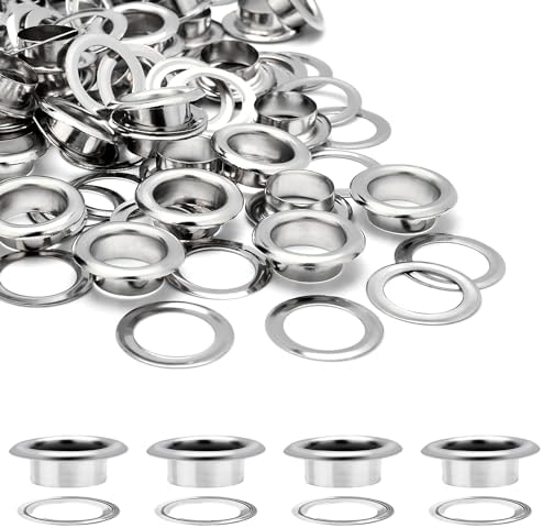 1/2 inch-100sets silver