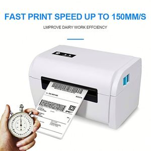Factory Hot Sale 4inch Desktop Thermal <strong>Printer</strong> Barcode Label <strong>Printer</strong> Print 100*150mm Express with <strong>Computer</strong> and Phone <strong>Connect</strong> - Product Image 5