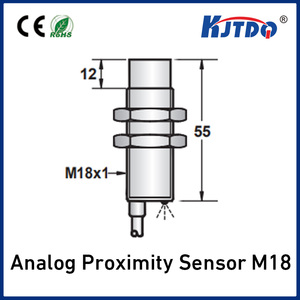 KJT M18 IP67 High Quality <strong>Analog</strong> <strong>Inductive</strong> Proximity <strong>Sensor</strong> Current Voltage <strong>Output</strong> 12V 24V