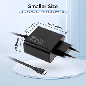Raspberry Pi 5 USB-C電源アダプター5.1V5A電源PD27W、EU US AU UKプラグ付き - Product Image 5