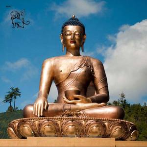 Blve tùy chỉnh ngoài trời lớn Phật Giáo Tôn Giáo kim loại Naga rắn Vua phật tượng đồng điêu khắc - Product Image 6