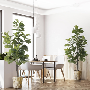 Yapay bitkiler, yapay Banyan, yapay keman yaprağı, incir ağacı, çeşitli stilleri, keman yaprağı ağacını taklit ediyor. - Product Image 4