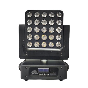 2023プロフェッショナルステージライト25pcs * 10W 5*5 RGBW 4in1 5x5マトリックスムービングLEDムービングヘッドマトリックスステージバーのライトdj - Product Image 3