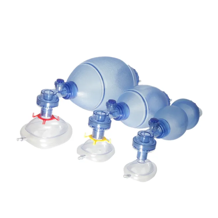 Compower Resuscitation 메딕 키트 유아 Resuscitator 가격 산소 3d 얼굴 Pvc 수동 Ambu 가방