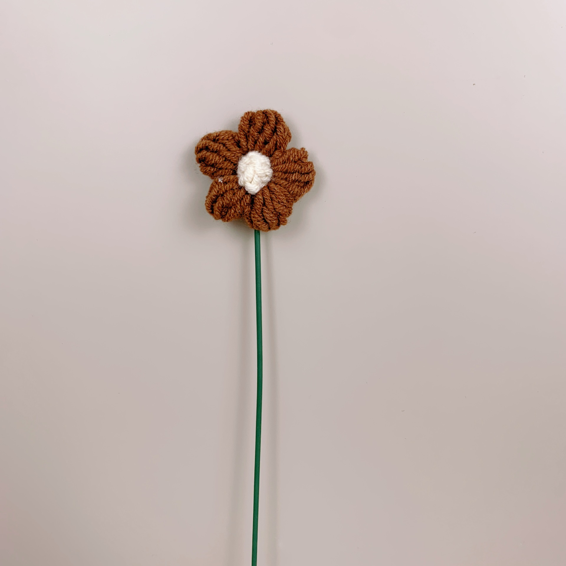 Coeur blanc marron