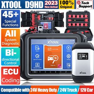 2024 XTOOL D9高清支持汽车和卡车90 + 型号车载诊断扫描仪，适用于24v重型卡车汽车全系统诊断工具 - Product Image 2
