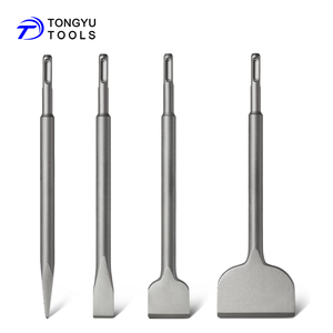 Sds cộng với đục Bộ 4 PCS-40CRMO hợp kim thép điểm, phẳng & rộng lưỡi cho gạch vữa xi măng gạch bê tông loại bỏ nề - Product Image 1