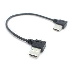 Yüksek kalite sol derece USB 2.0 erkek 90 dirsek USB A erkek harici sabit disk USB veri kablosu - Product Image 4