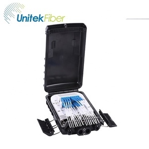 Vendita diretta in fabbrica 8 12 16 32 porte fibra ottica scatola telecom rete ftth morsettiera PC ABS parete di montaggio in fibra splitter box - Product Image 4