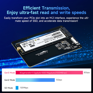 PCIe to M.2 supporto scheda di espansione 2230 2242 2260 2280 SSD installazione case e progetto di storage ad alta velocità per Raspberry Pi 5 - Product Image 5