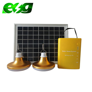 非洲市场ESG工厂低价6V10W家用太阳能直流灯系统 - Product Image 1