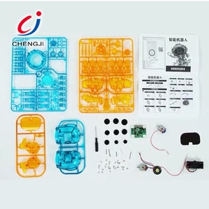 Jueguetes教育用プラスチックDIYプログラミングロボットサポート、キッズゲーム誘導RCステムロボットへのギフト - Product Image 6