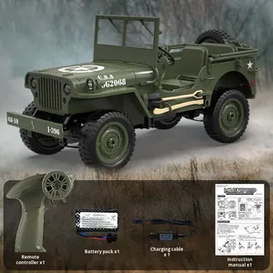 Uzman-seviye Willis 1:10 ölçekli tam ölçekli uzaktan kumanda için Jeep modeli dört tekerlekten çekiş RC Off-Road tırmanma oyuncak sınır ötesi - Product Image 6
