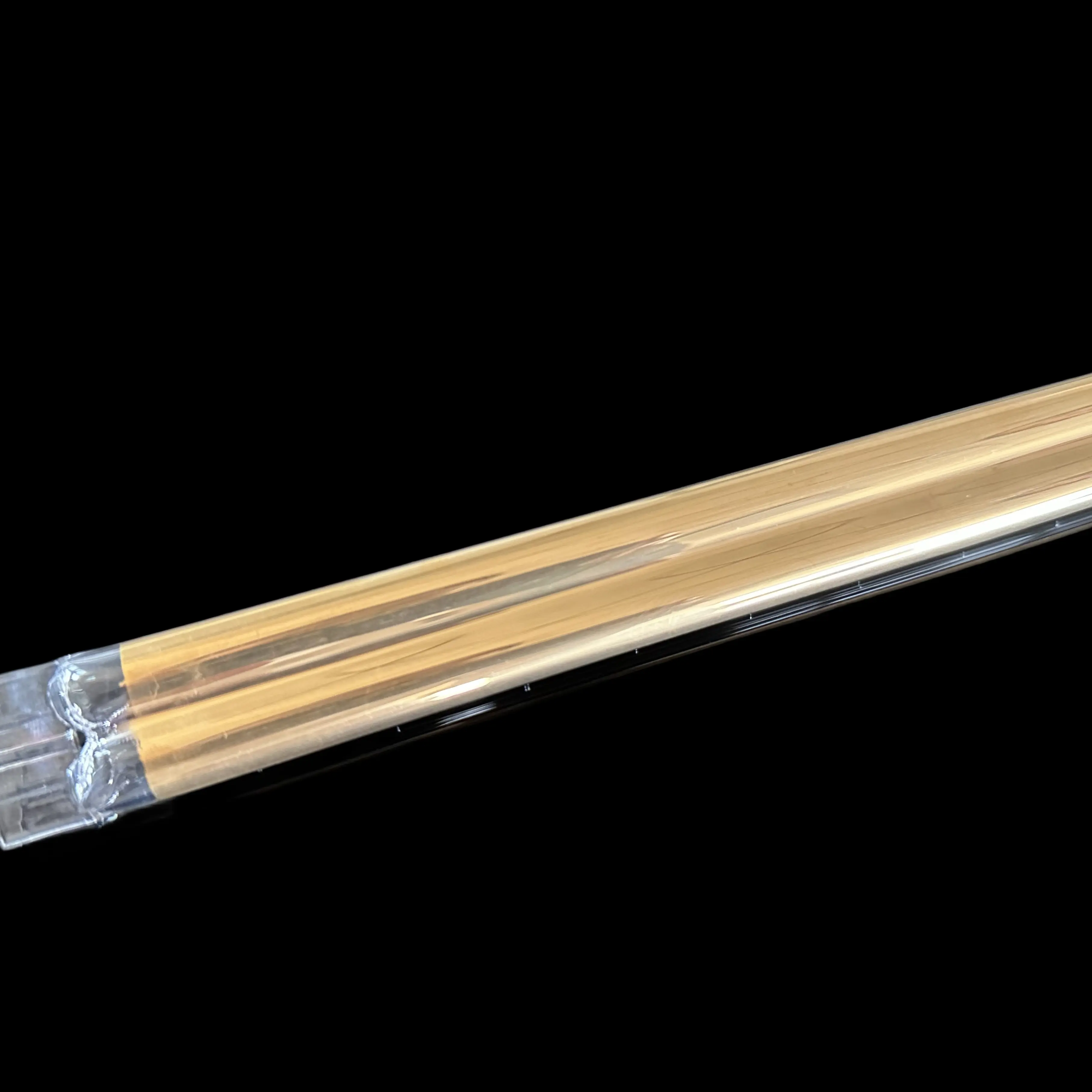 Инфракрасный кварцевый нагревательный элемент с золотым покрытием коротковолновой двойной трубчатый ИК-излучатель для Сушки Вакуумной Печи