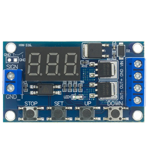 DC 12V 24V Dual MOS tubo LED relè di ritardo del tempo relè Trigger ciclo Timer di ritardo interruttore di circuito scheda di temporizzazione modulo di controllo di temporizzazione - Product Image 1