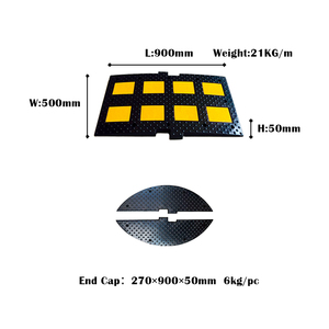 15 + năm nhà sản xuất các loại khác nhau đường vết sưng tốc độ bướu có thể thu vào tốc độ cao su va chạm để bán - Product Image 2