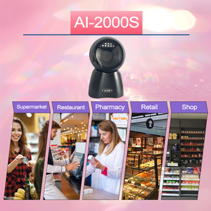 AIXW Cheap Barcode Reader 2D Stationary Barcode Scanner USB Wired Connect to Computer Desktop Barcode Scanner 1D 2D QR <strong>Code</strong> - Product Image 2
