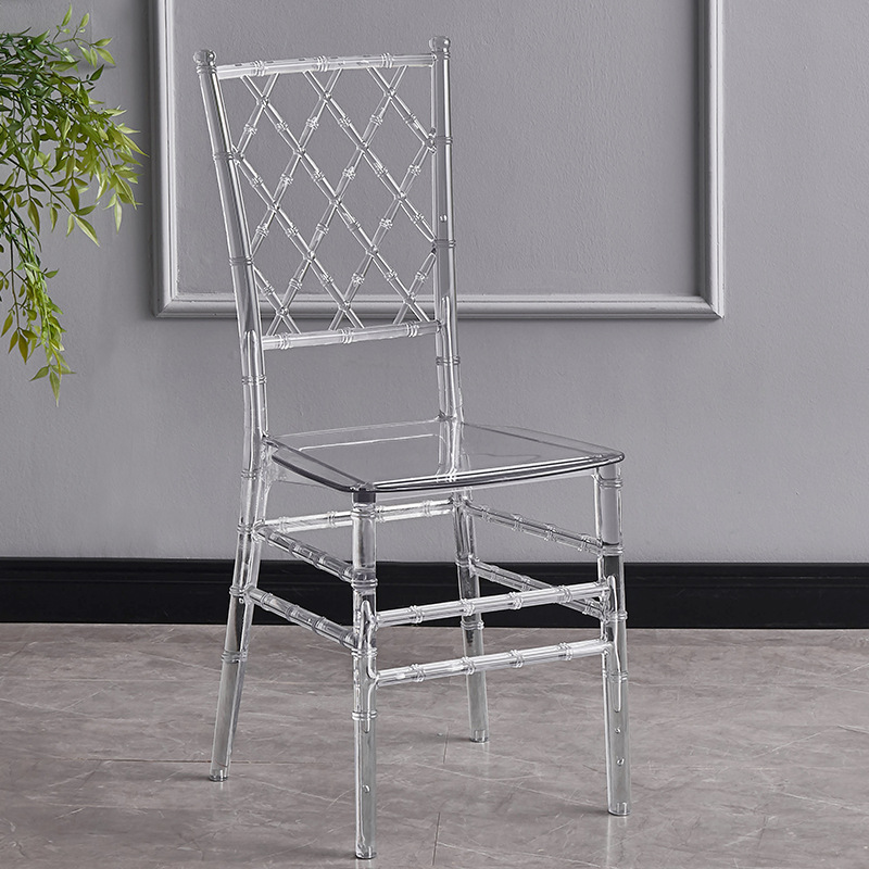 Chaise de réseau transparente