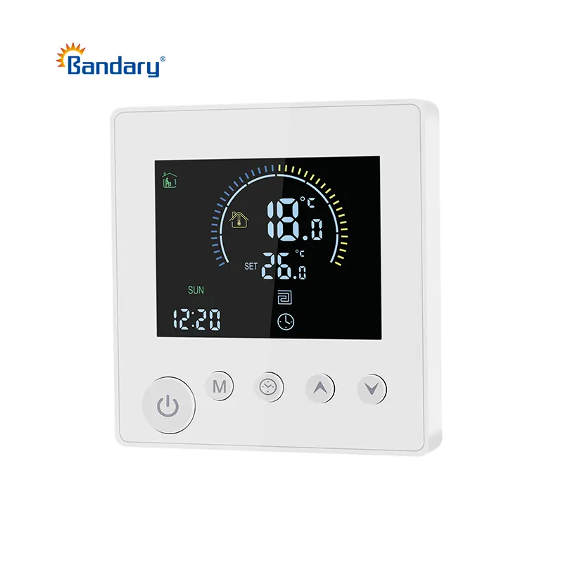 Bandary pengontrol suhu wifi cerdas, termostat wifi untuk pemanasan di bawah lantai, Pemanas ruangan tuya, termostat wifi untuk pemanasan 220V