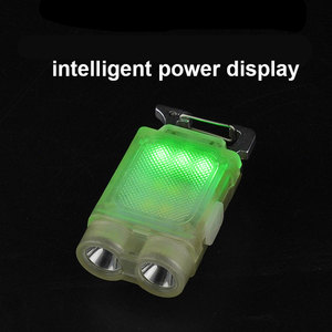 Multi funzione fluorescente portachiavi luce impermeabile gancio regolabile Mini torcia per campeggio ciclismo di emergenza strumenti di sopravvivenza - Product Image 2