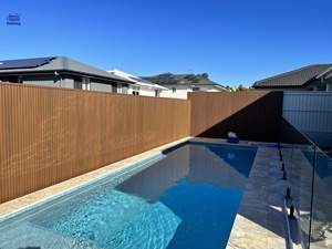 Revêtement mural extérieur moderne au design 3D Revêtement de clôture en <span class=keywords><strong>composite</strong></span> extérieur imperméable et ignifuge - Product Image 5