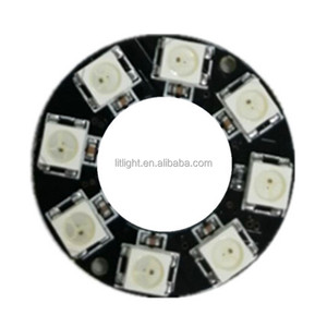 Adresli daire WS2811 IC yerleşik-in WS2812B 1/8/12/16/24/32/48/60/82/93/241 LEDs SK6812/WS2812 RGB/RGBW LED halka ışık lambası - Product Image 2