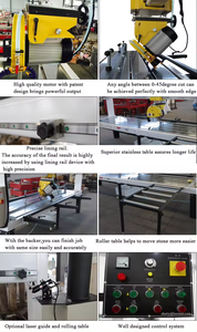 OSC-<strong>S</strong> Automatic Kitchen Counter Top Stone Cutting Bridge Table Saw <strong>Marble</strong> Stone Cutting Slab Machine Bridge Saw Cutting Machine - Product Image 6