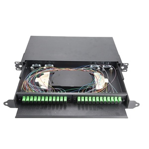 Panel de parche de fibra óptica deslizante, caja de distribución óptica, adaptador ODF ftth SC FC LC, 12 24 48 72 96 144 - Product Image 2