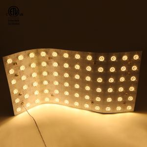 แผ่นไฟ LED 72ดวงแบบยืดหยุ่นได้ไฟ LED 24V รับประกัน5ปีแผ่นไฟ LED แบบ SMD2835 - Product Image 1