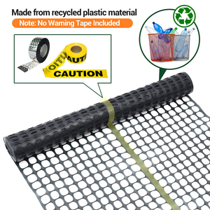 4x100 FT bahçe çit hayvan bariyer kullanımlık örgü plastik Zip bağları ile güvenlik çiti rulo geçici havuz çiti - Product Image 3