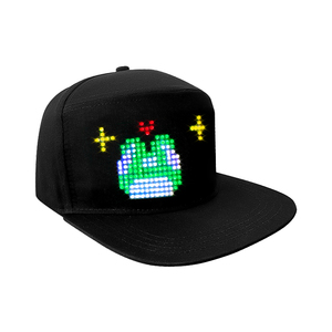 Flashing Light up Message Display <strong>LED</strong> Cap Smart APP DIY Program <strong>LED</strong> Hat Luminous Christmas Party Light <strong>LED</strong> Caps and Hats - Product Image 3