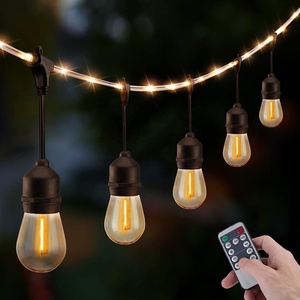 Outdoor RGB <strong>String</strong> <strong>Lights</strong> Color Changing with Flashing Rope Luminous <strong>String</strong> for Outside Patio Backyard Christmas Holiday Party - Product Image 3