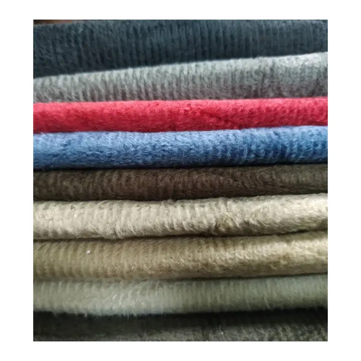 Tissu pour tapisserie P/D en velours et polyvelours 100% polyester, pour rideau et canapé, nouvelle collection, prix de gros