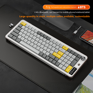 Wireless Dual Mode Scissor Foot Structure Silent <strong>Keyboard</strong> <strong>Multimedia</strong> Knob TYPE-C Charging Wireless Office <strong>Keyboard</strong> - Product Image 2