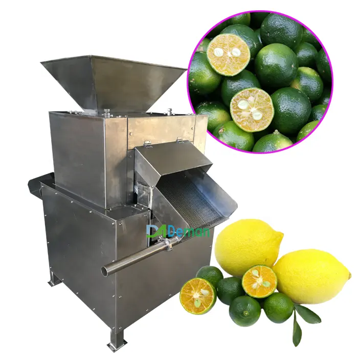 Espremedor de suco de frutas, extrator de sementes desquebradas de lemon, paixão, extrator de grapefruit de laranja, máquina para preparar sucos