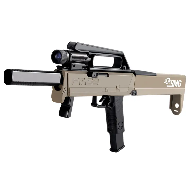 FMG9 Play Outdoor Transform Folding FMG9 Soft Bullet Submachine Gun Toy Para Kid Auto Gel Blaster Gun