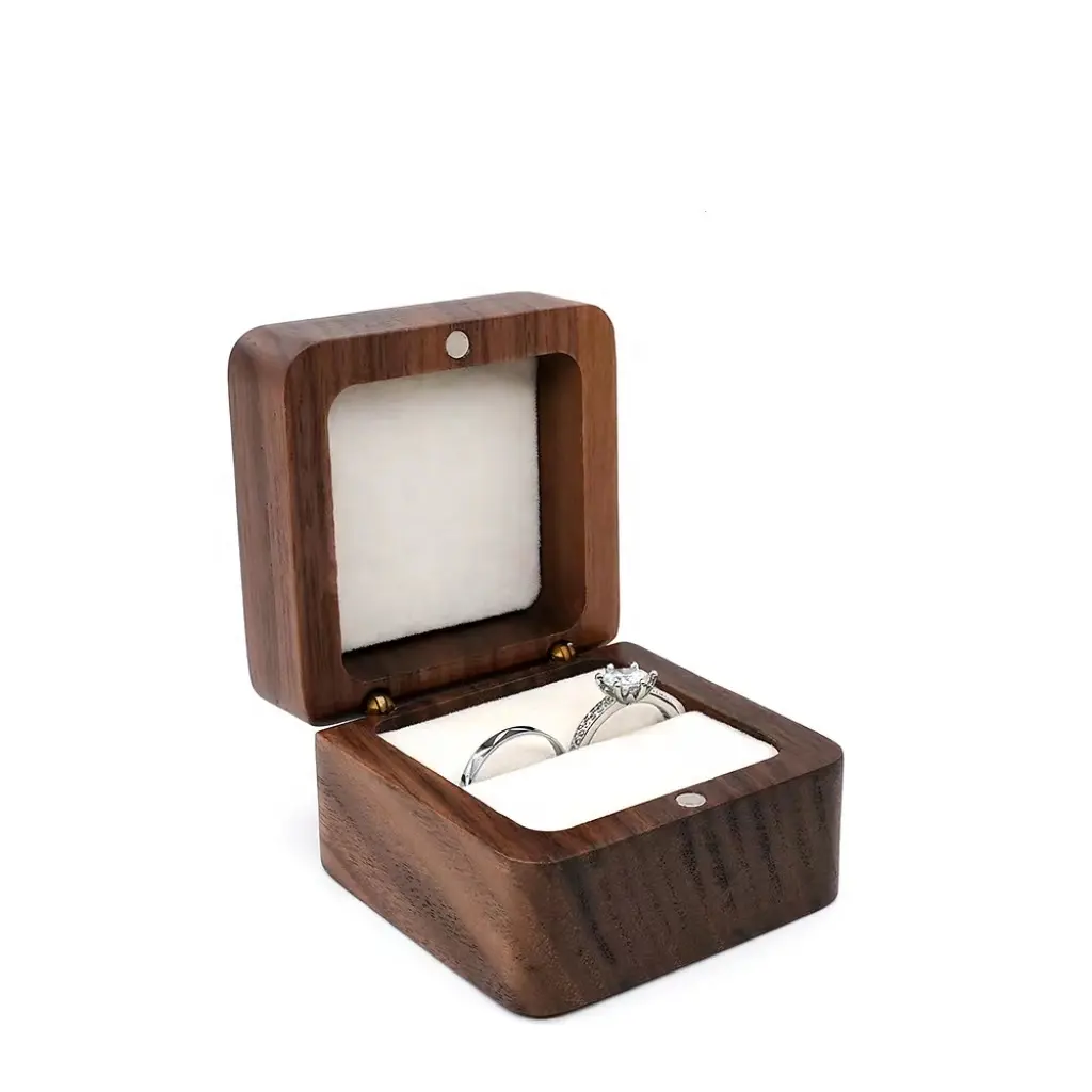 Walnut Custom Different Styles Solid Wood Storage Boxes And Wooden Jewelry Box Wooden Box