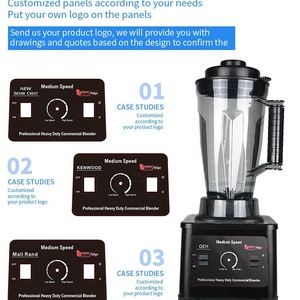 2 in 1 9500W 4L Powerful Silver Crest Home Blender and Smoothie Maker <strong>Good</strong> Quality Professional Controls Knob Household <strong>Mixer</strong>