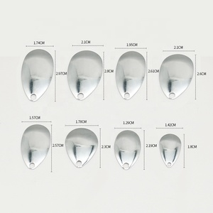 Bán Buôn Kim Loại Spinnerbait Phụ Kiện Vàng Bạc Câu Cá <span class=keywords><strong>Spinner</strong></span> Lưỡi Cho Mồi Câu Cá - Product Image 3