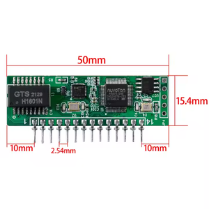 Módulo de 1 puerto Serial a módulo Ethernet Convertidor TTL a Ethernet