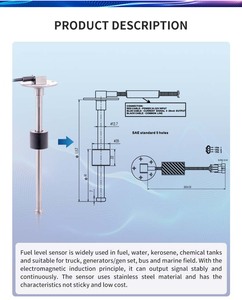 Sensor de nivel de combustible continuo tipo flotador ATECH - Product Image 5