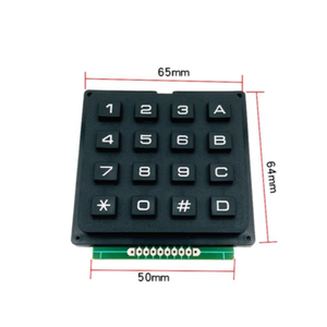 16-key Single-chip Microcomputer <strong>Keyboard</strong> Key matrix 4*4 A-type 4X4 <strong>Keyboard</strong> Row and Column Scanning Industrial <strong>Keyboard</strong> Module - Product Image 2