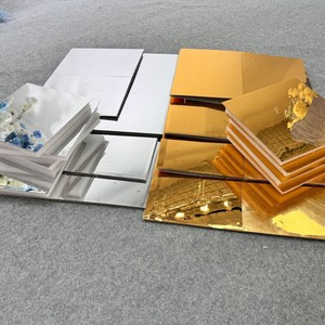 Có thể tháo rời Acrylic gương plinths cột xi lanh bệ đứng phong cách mới Rack hiển thị cho các sự kiện đám cưới trang trí - Product Image 6