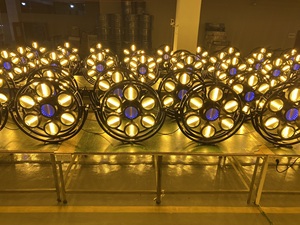 Retro 7 adet 60w Retro <span class=keywords><strong>LED</strong></span> stroboskop ışığı Blinder COB RGB ses disko sahne <span class=keywords><strong>LED</strong></span> stroboskop ışığı