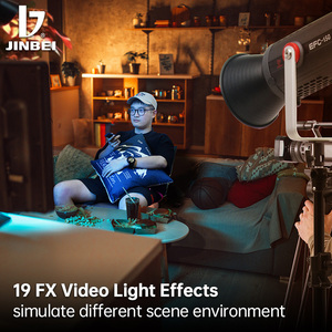 JINBEI EFC-<strong>150</strong> <strong>RGB</strong> <strong>Led</strong> Continuous Light Set with EF Spot Snoot Set for Video Recording Studio - Product Image 4