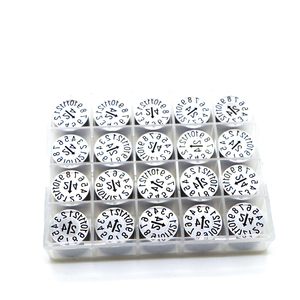 高质量注塑模具部件日期戳塑钢机性能最佳 - Product Image 1