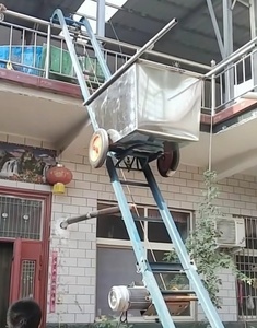 Elevador portátil, sitio de construcción, máquina de ladrillo, polipasto, máquina de carga de construcción, plataforma elevadora de carga con palé, elevador de coche para el hogar con - Product Image 6