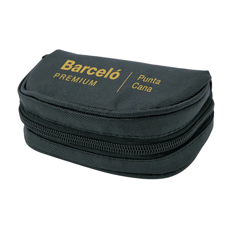 Convenient travel set in 1680D polyester pouch